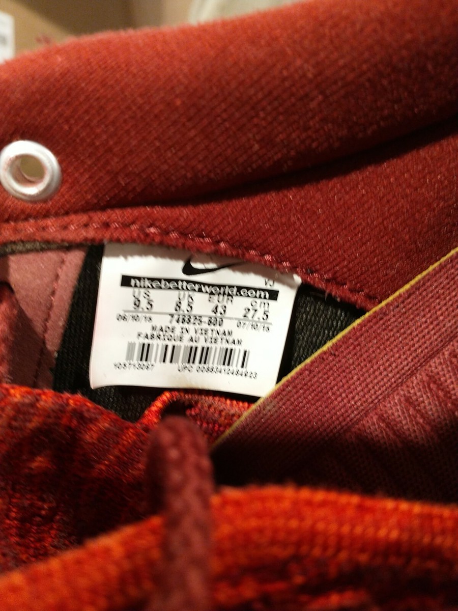 Size 9.5 - Nike Roshe NM Flyknit Premium Gym Red for sale