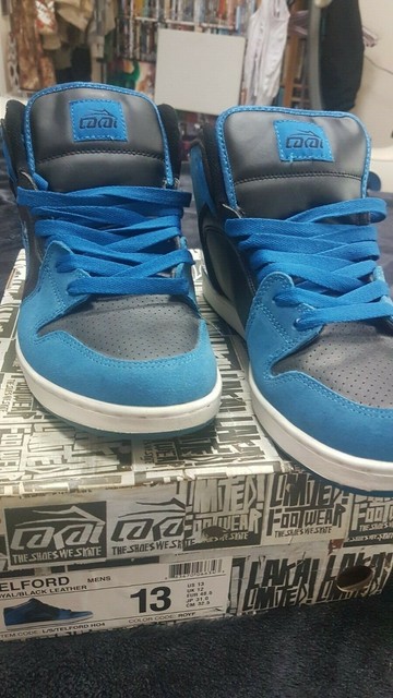 lakai high top skate shoes