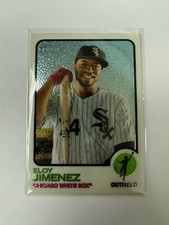 2022 Topps Heritage Base Chrome #179 Eloy Jimenez /999 - Chicago White Sox MLB