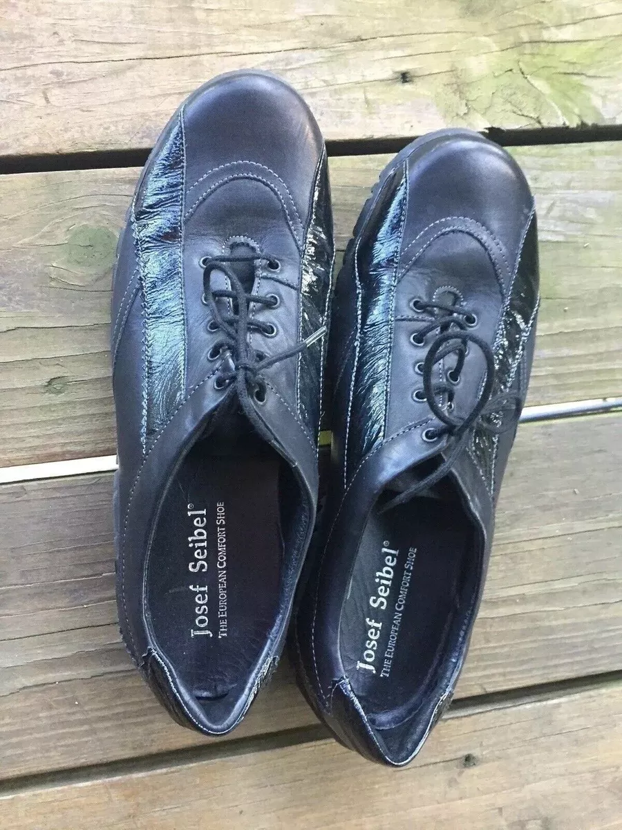 Josef Seibel European Comfort Shoes Womens Size 9.5 EUR41 Black Leather  Bootie | eBay