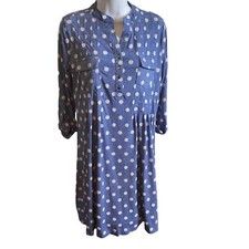 Est. 1946 blue polkadot size XS dress