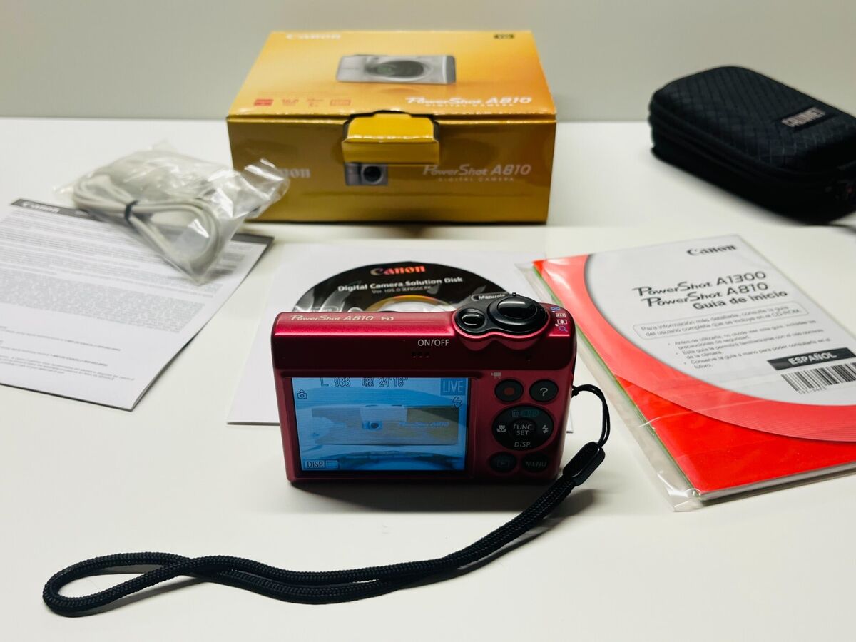 Canon PowerShot A2300 16.0MP Digital Camera - Red for sale Canon PowerShot A2300 16.0MP Digital Camera - Red for sale