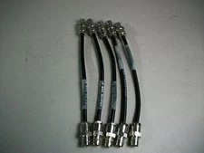 Relcom BNC (F) x BNC (F) RG223/U 50 OHM Coax Cable Patch Cord Lots of 5 Pieces