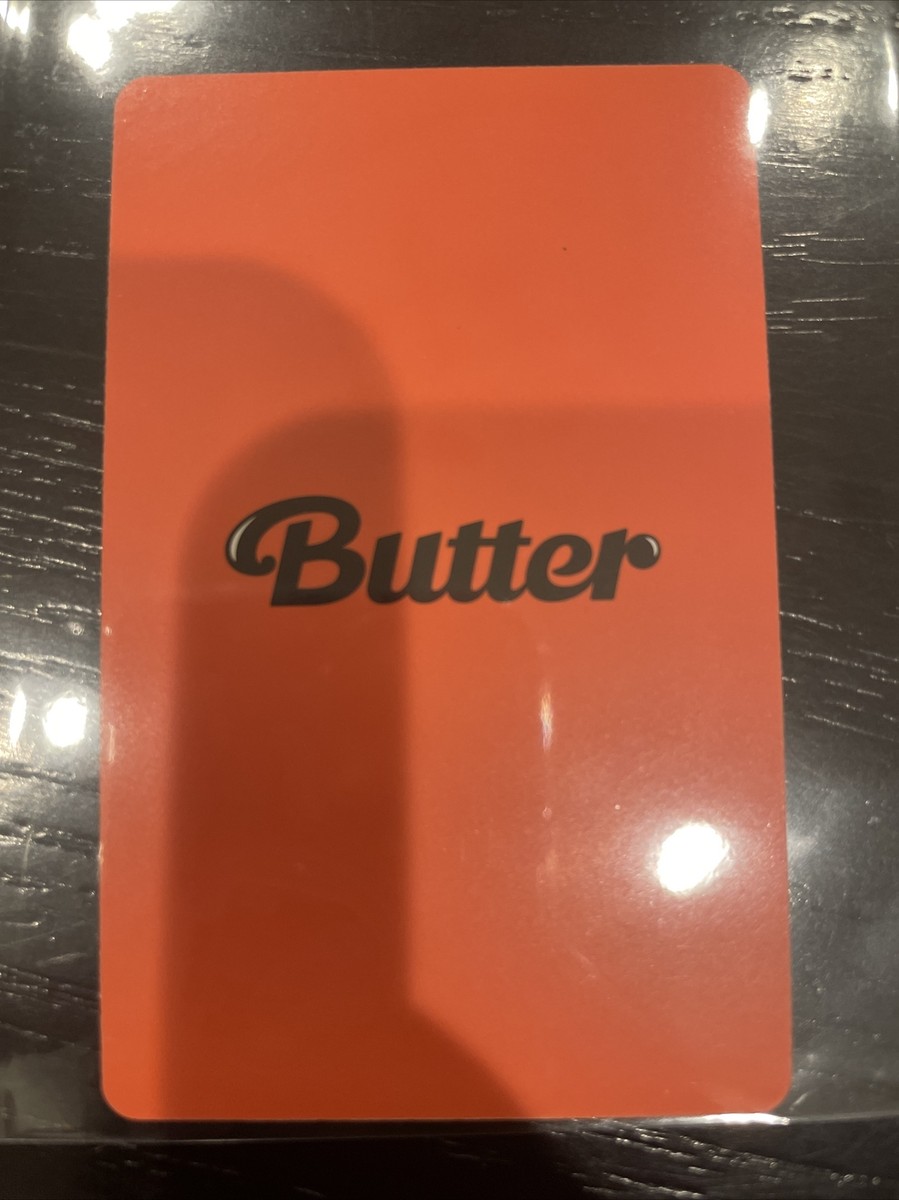 BTS OFFICIAL Butter Single Peaches Orange Version JIMIN Photocard