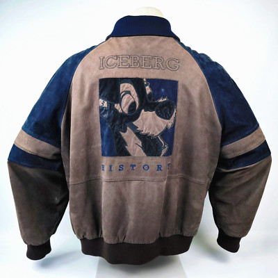 Iceberg Lederjacke History Lady and the Tramp Gr. 56 (XL) Italy vintage