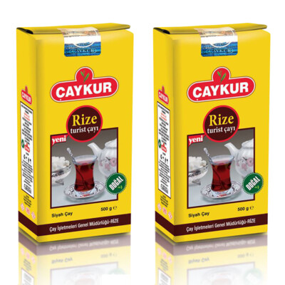 Caykur Rize Turist Türkischer Schwarzer Tee 2x 500 gr Cay