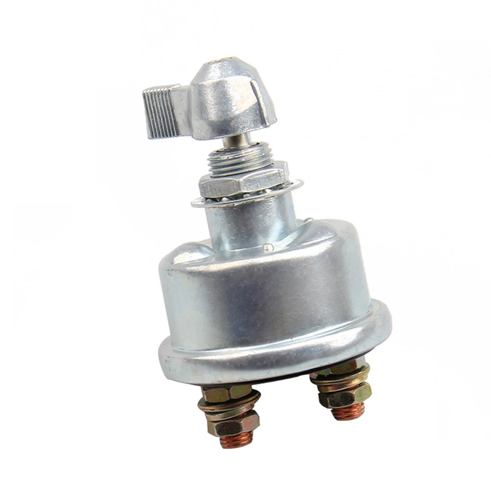 NUEVO INTERRUPTOR DE DESCONEXIÓN DE BATERÍA MAESTRA DE 125 AMP 2 POSTS SPST KILL CUT ON OFF Foto 4 de 4