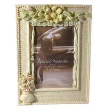 Special Moments Poly Resin Photo Frame Handcrafted Collection  7” x 5.25”