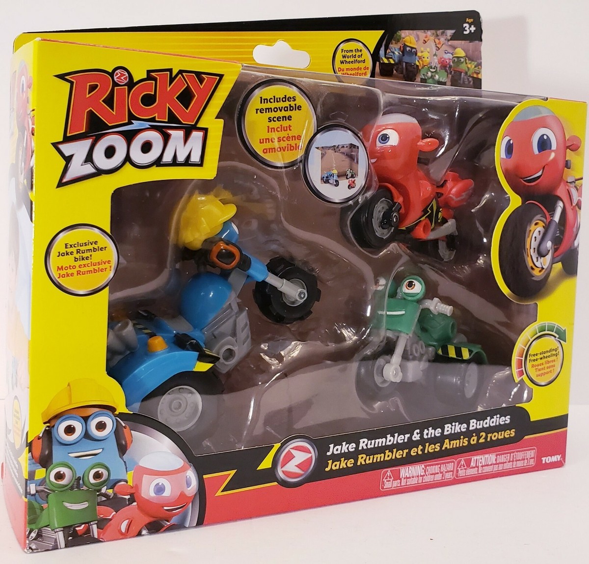 リッキートム Ricky Zoom Fix it DJ - 17 Pieces - Includes Screwdriver and Wrench