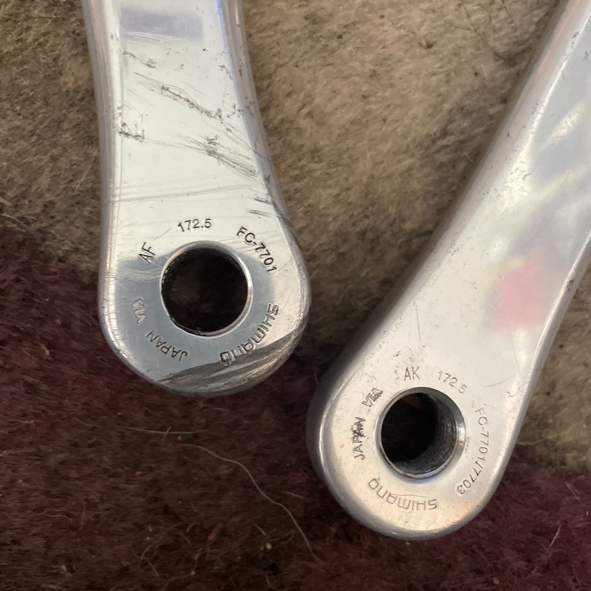 Shimano Dura Ace Aluminum Crankset 172.5 53-39 | eBay