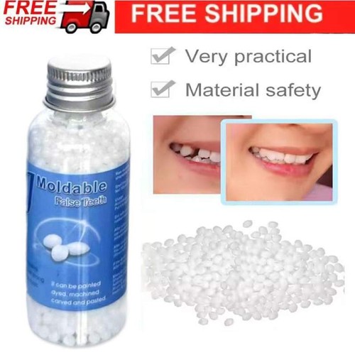 Moldable False Teeth Temporary Tooth Repair Denture Filling Solid,Glue`