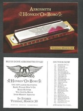 AEROSMITH Rare VINTAGE SET OF 2 PROMO Vinyl STICKER DECAL for Honkin CD MINT