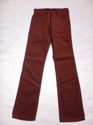 Vintage DEADSTOCK Levi's Burgundy Wine 519 Cords Corduroy Pants