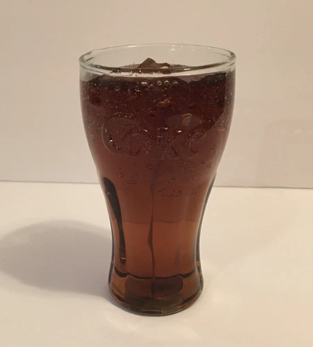 Vintage Coca-Cola Small Coke Glass Gel Candle Unburnt