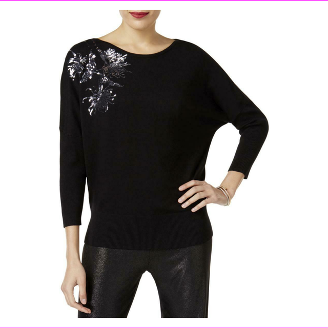 alfani sequin top
