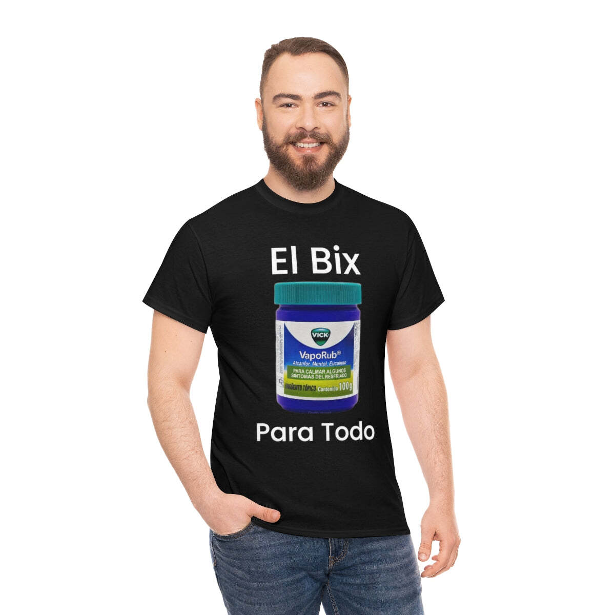 Shirt Quality 100% Cotton T-shirt Vicks VapoRub - El Bix - Para