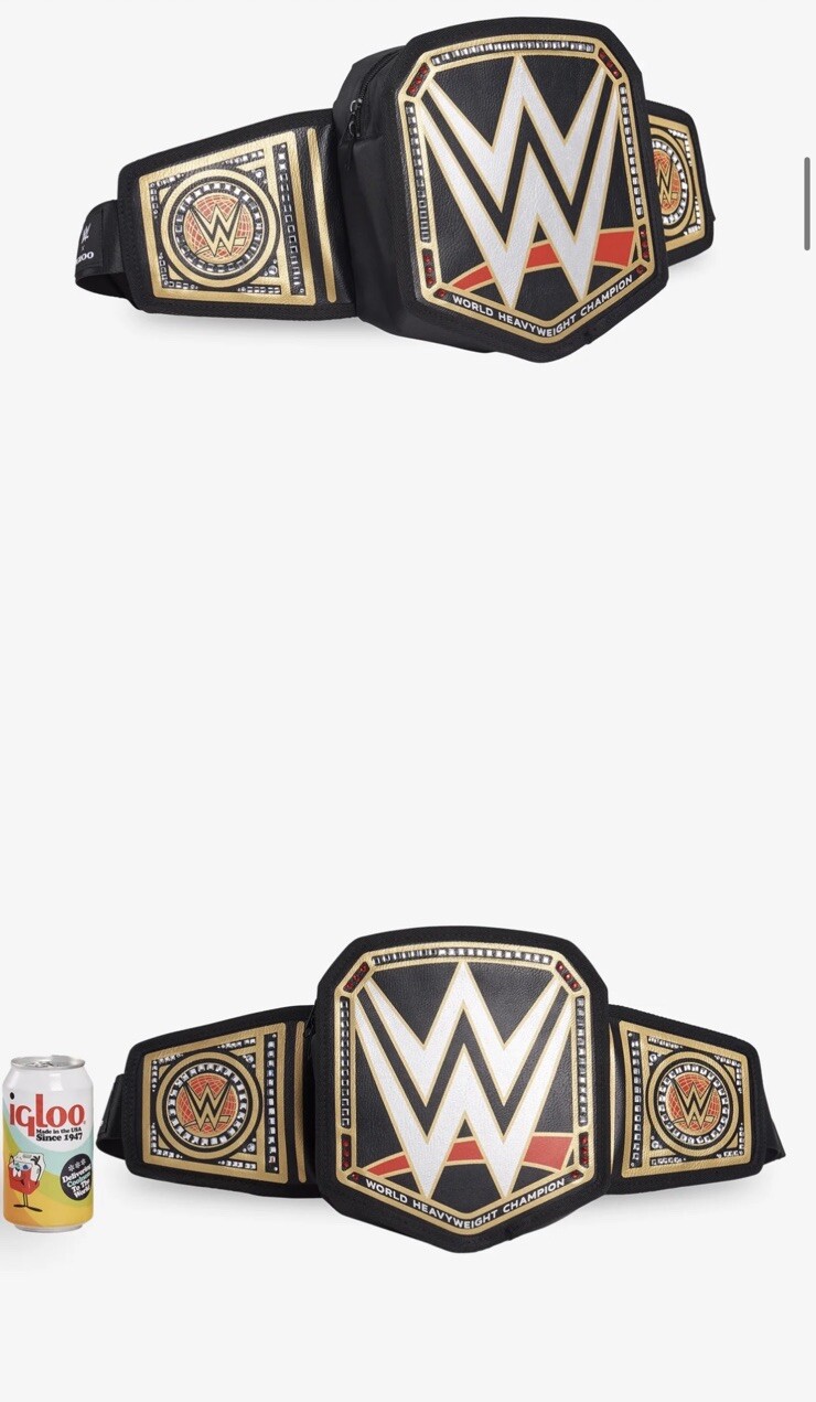Igloo WWE Championship Belt Fanny Pack Cooler Holds 4x Cans New In Box
