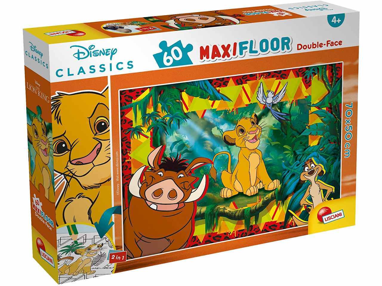 DISNEY PUZZLE DF MAXI FLOOR 60 RE LEONE - Immagine 3