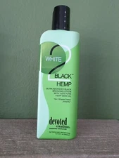 Devoted Creations White 2 Black Hemp Indoor Tanning Bed Lotion 8.5 oz