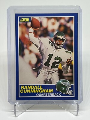 1989 Score Randall Cunningham #75 Philadelphia Eagles