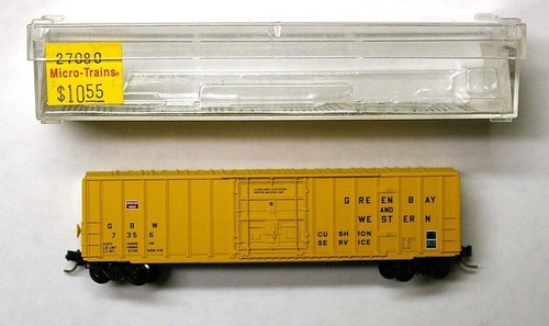 MTL Micro-Trains 27080 Green Bay & Western GBW 7356 50 pies vagón MTPT | Zustand: New