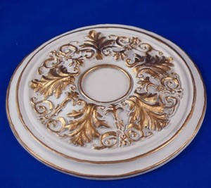 Heidi Ott Large Ceiling Rose Gilt Painted 70mm Ebay