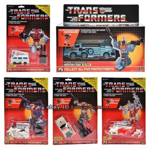 Transformers G1 5in1 Defensor Reissue 84 Action Figure Robot Collect Carded MISB - Afbeelding 1 van 10