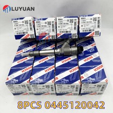 8pcs 0445120042 Fuel Injectors Fits For Chevy Gmc Duramax Lbz Hummer 6.6l 06-07 8pcs 0445120042 Fuel Injectors Fits For Chevy Gmc Duramax Lbz Hummer 6.6l 06-07