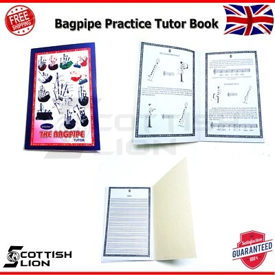 SL Highland Bagpipe Learning Guide Book Bagpipe Practicing Tutor Books