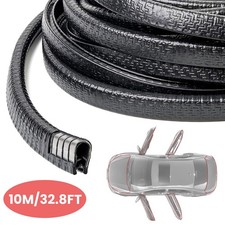 32.8ft Universal Car Weatherstrip Door Seal Strip Sealing Hollow Edge Guard Epdm