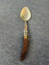 Vintage Antique Jam Or Preserve Spoon 1850-1889 Silver Plated EPNS