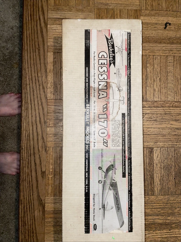 Berkeley’s Cessna “170” Model Airplane - Image 2 of 4