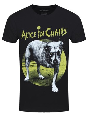 Alice In Chains Three-Legged Dog Mens Black T-Shirt