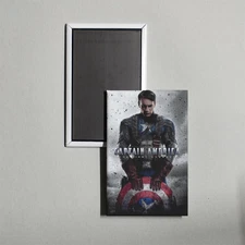 Captain America The First Avenger Mini Movie Poster Fridge Locker Magnet