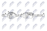 NTY Antriebswelle NPW-RE-237 Passend FüR Nissan Opel Renault