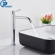 Black Basin Faucet Bathroom Washbasin Water Mixer Tap Hot Cold Water Basin Sink