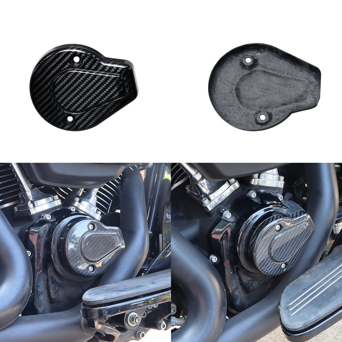 Carbon Fiber Timer Cam Cover for Harley 2025 Street Bob Breakout