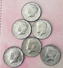 Kennedy Half Dollar 40% Silver 1965 1966 1967 1968 1969  50c  1 Coin Lot