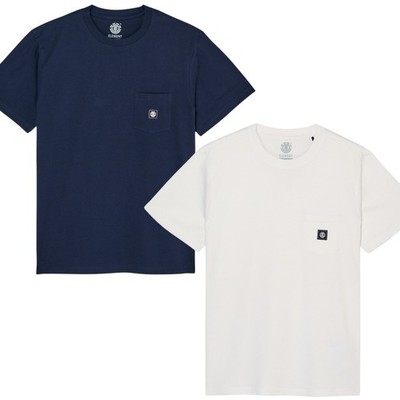 Element Herren Icon Label Pocket Kurzarm T-Shirt