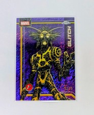 2026 Topps Chrome Marvel Comics #119 Glitch Purple Shimmer Refractor /75