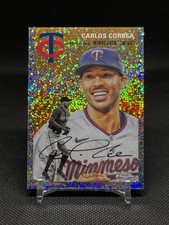2023 Topps Chrome Platinum Anniversary - Carlos Correa Speckle Refractor /150