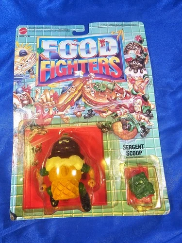 1989 Food Fighters Sergent Scoop Ice Cream Cone Mattel European Variant