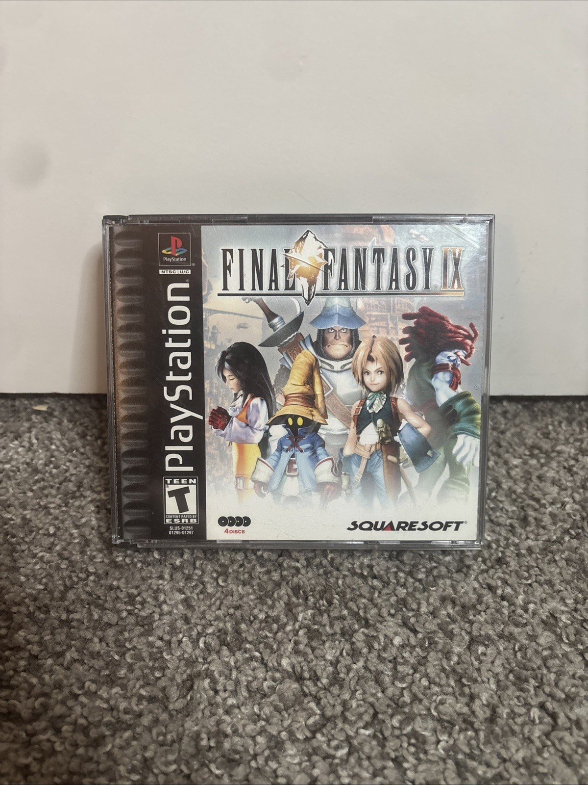 Final Fantasy IX PlayStation 1 PS1 Complete in Box Black Label Tested