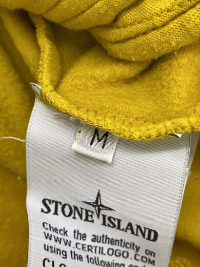STONE ISLAND/Sweatshirt/M/Cotton/Yellow thumbnail 4