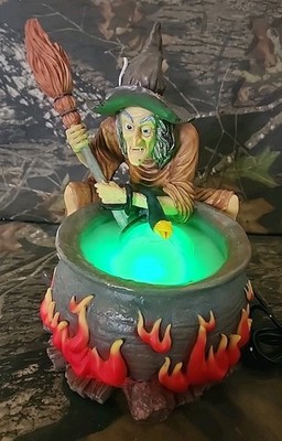 VTG Halloween Decor Magic Sonic Mist Lamp Witch Light Magic Mist STI Paradart S