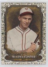 2024 Topps Allen & Ginter Gold Foil Filagree 10/50 Mel Ott #119 HOF 1b3
