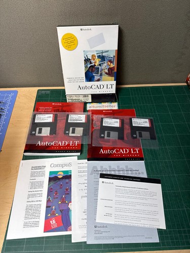 AutoCAD LT for Windows 3.1 Release 1 - 1994 LOOK AS SHOWN COMPLETE Genuine EUC