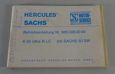 Betriebsanleitung / Handbuch Hercules K 50 Ultra III LC mit Sachs 50 SW