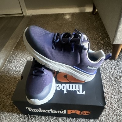 Timberland PRO Athletic Work Shoes Purple Low-Top Industrial Durable Comfortable
