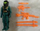 Gi Joe - Cobra Astro Viper  Star Brigade 1993 Hasbro Figure. Knife Helmit